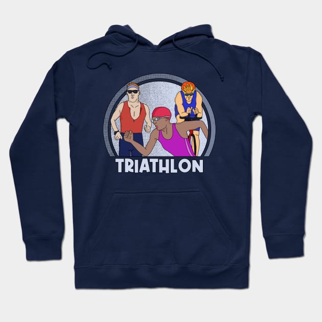 Triathlon Hoodie by DiegoCarvalho